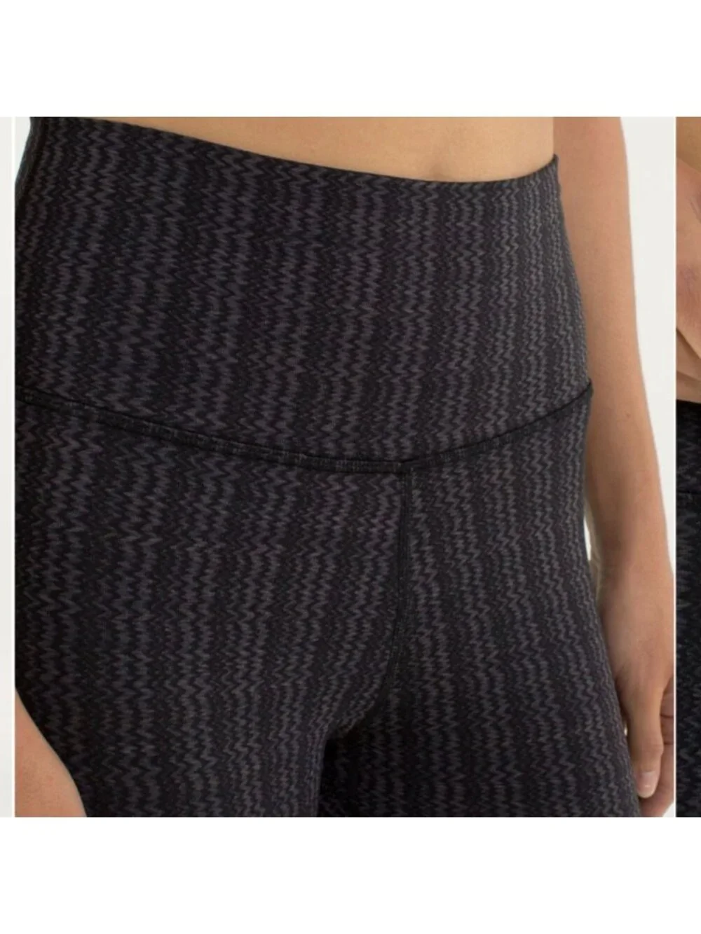 Lululemon Wunder Under Pant *High/Low Ziggy Wee September Black / Black
